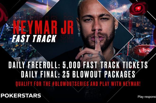 Låt Neymar Jr snabbt spåra dig för att spela i PokerStars Blowout-serien GRATIS!